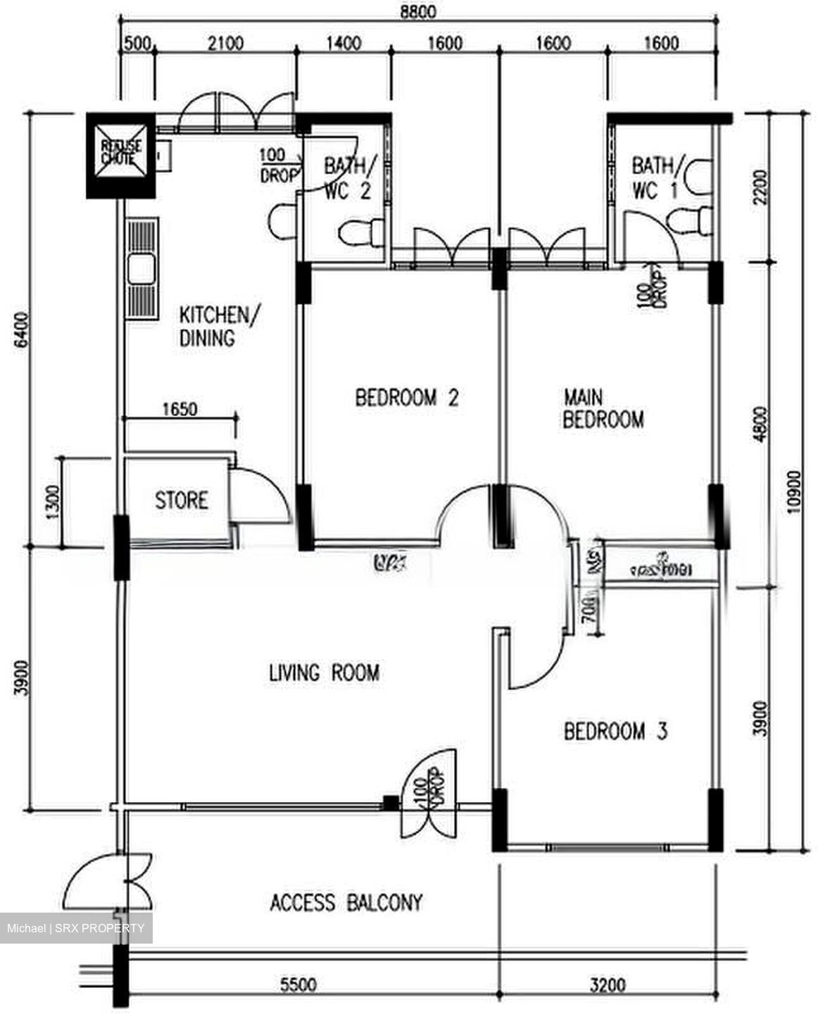 Blk 755 Yishun Street 72 (Yishun), HDB 4 Rooms #581003371